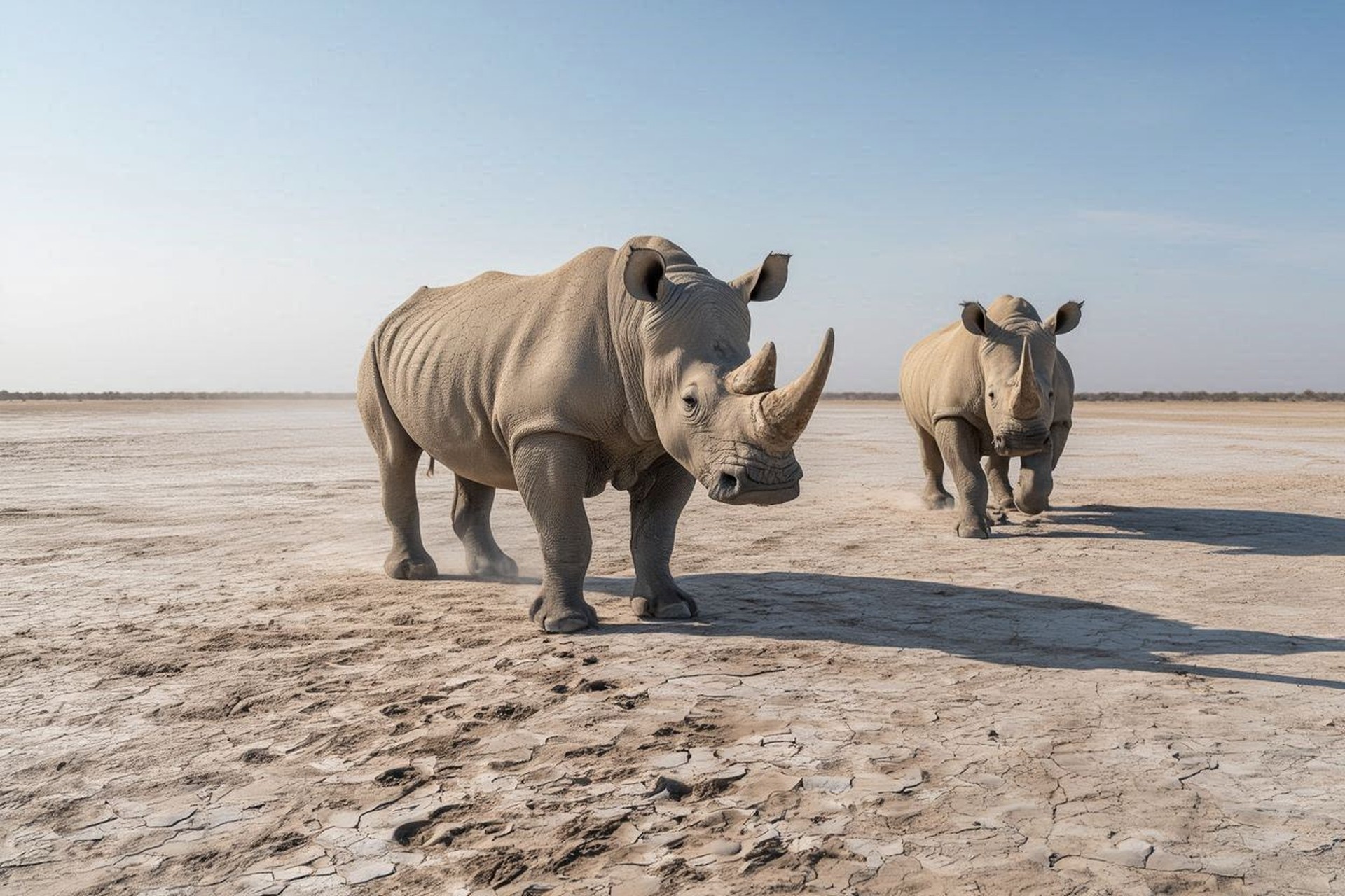 Etosha salt pan wildlife