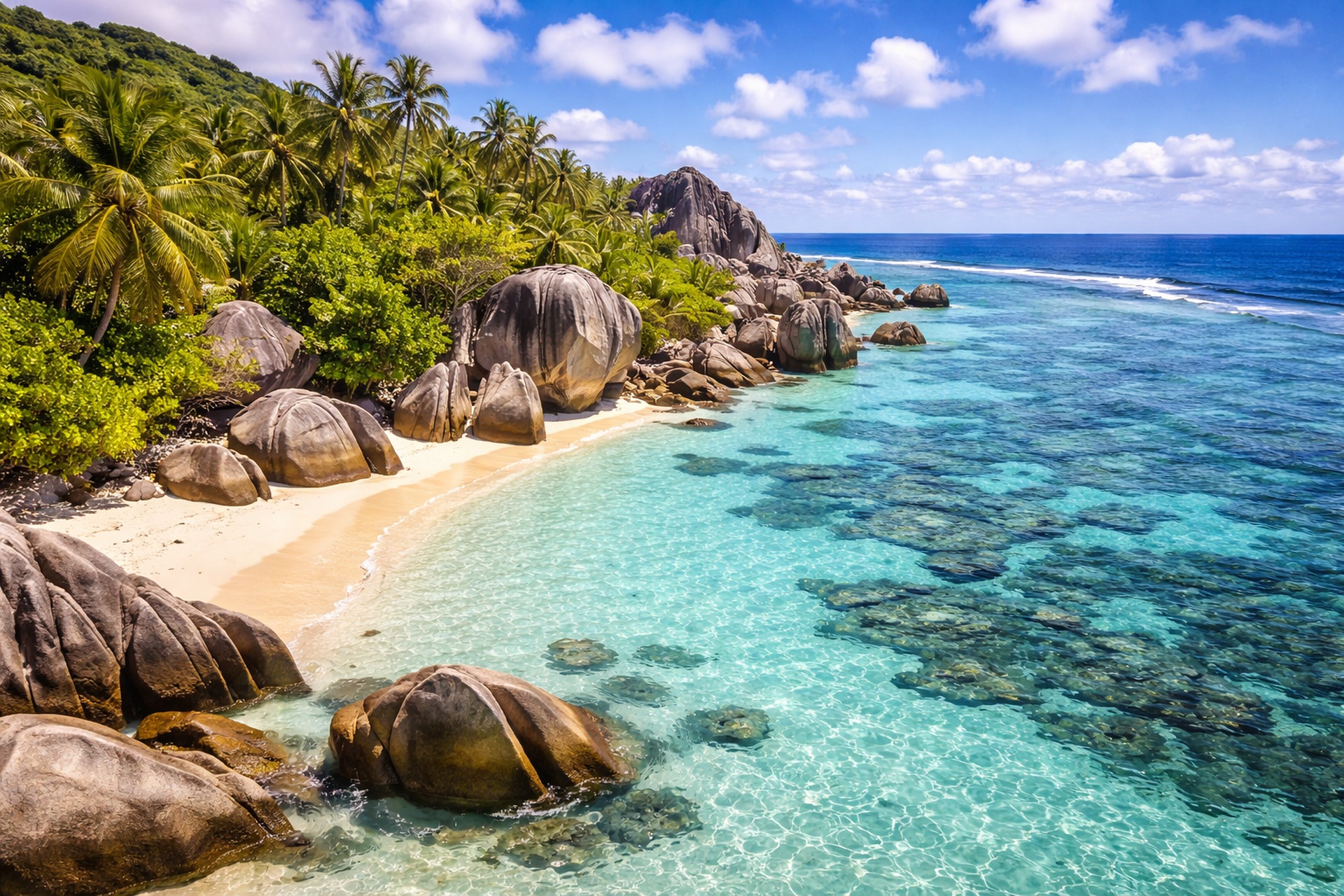 Granite boulders & beaches