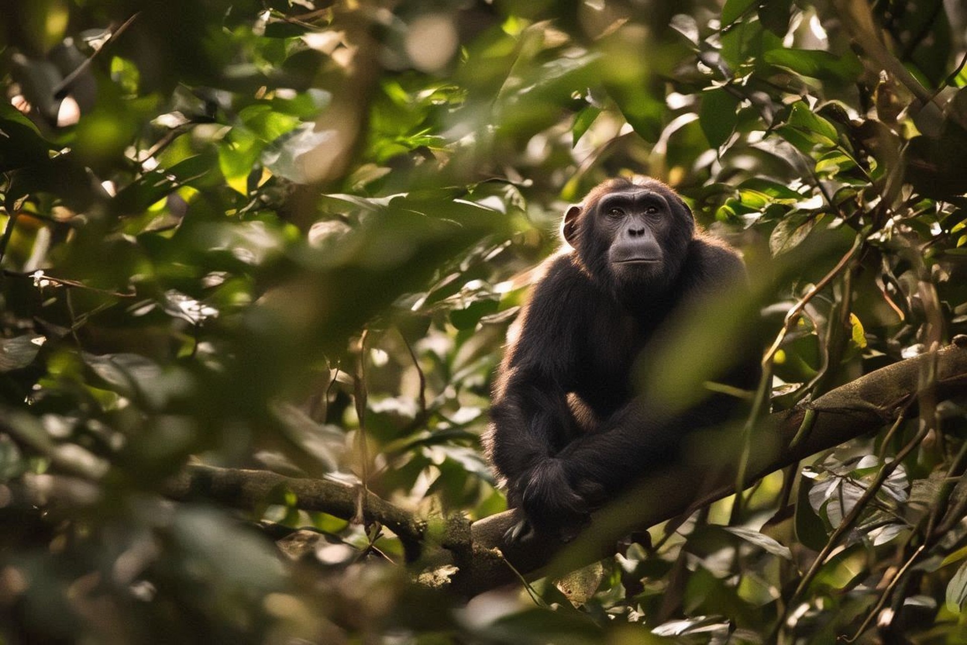 Kibale chimp encounters