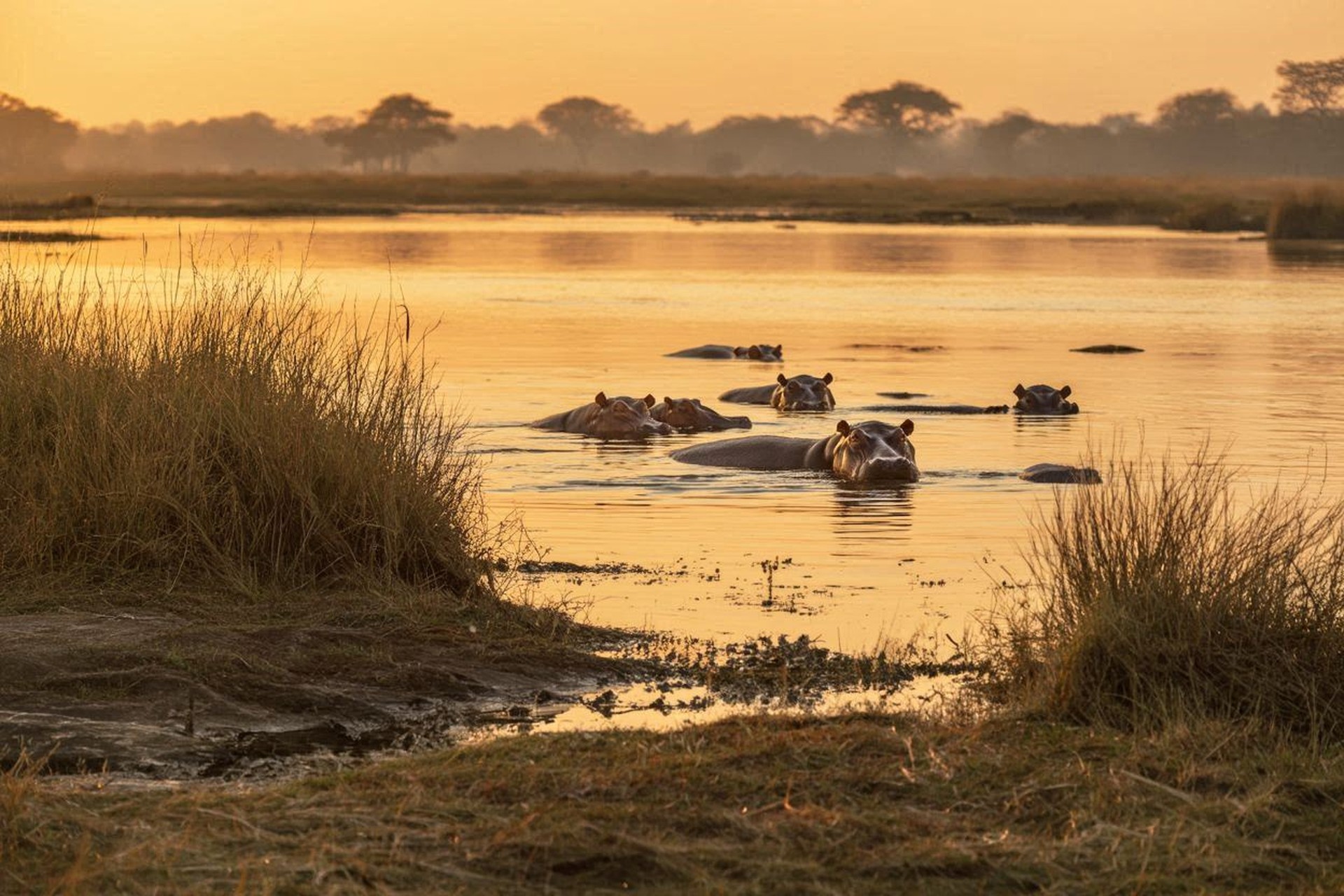 Mana Pools on foot/canoe