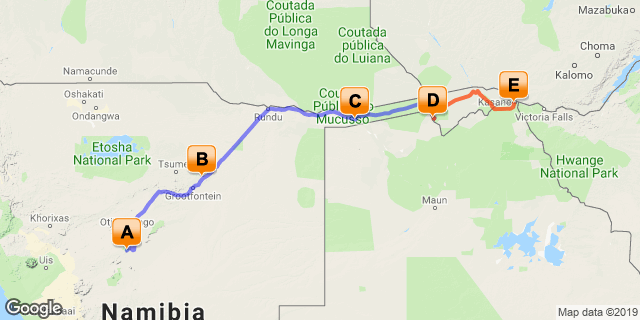 Culture & Wildlife in North-eastern Namibia (G05) group tour 10 days 9 nights
